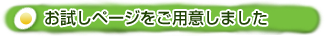 お試しページをご用意しました